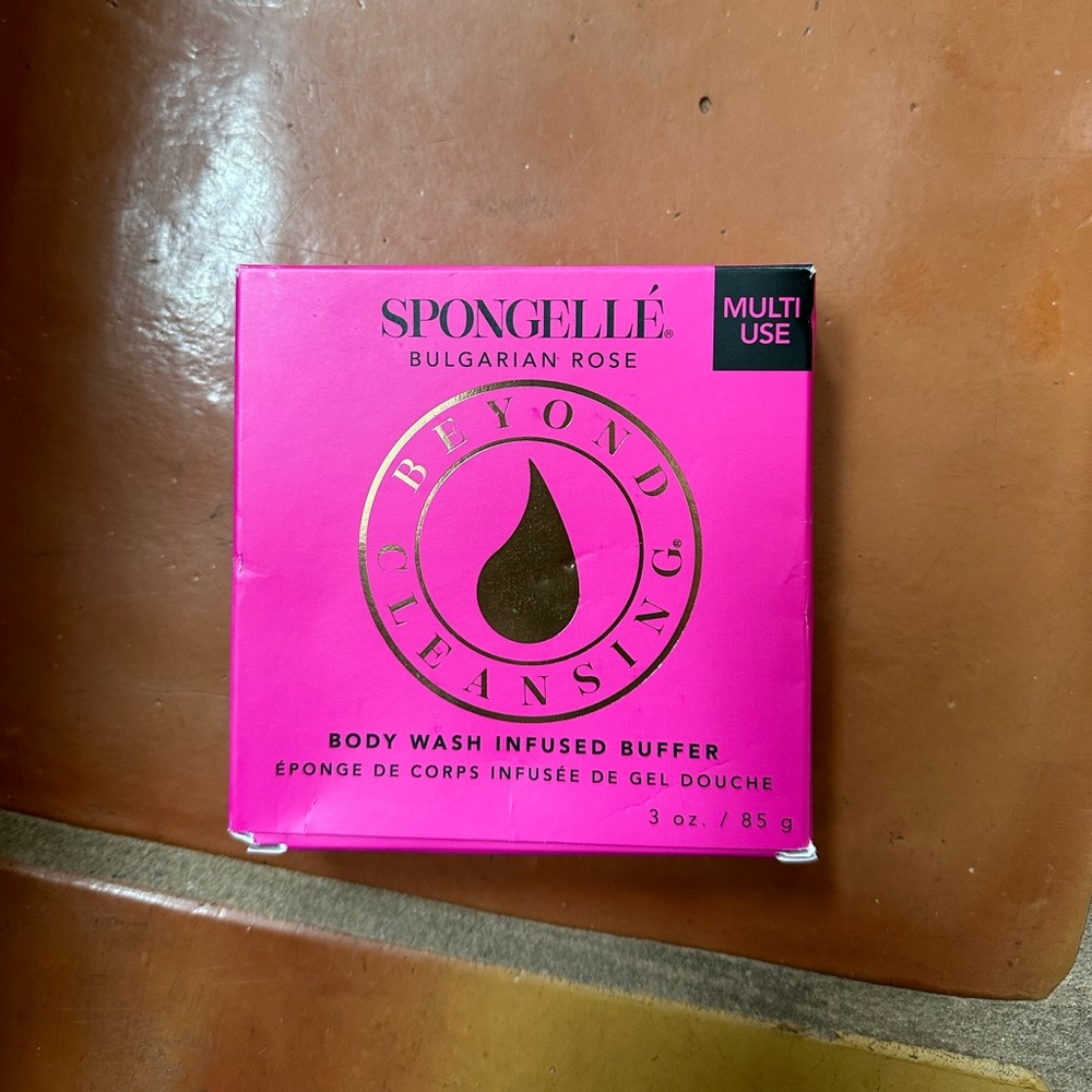 Spongellé Bulgarian rose body wash infused buffer
